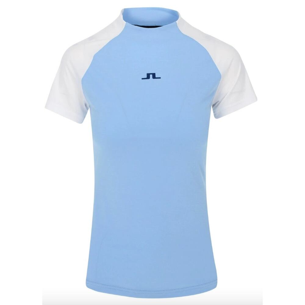 NWT J. Lindeberg Gia Golf Top, Summer Blue, Large